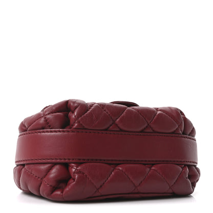 Chanel Lambskin Quilted Mini Round Flap Red 4 of 10