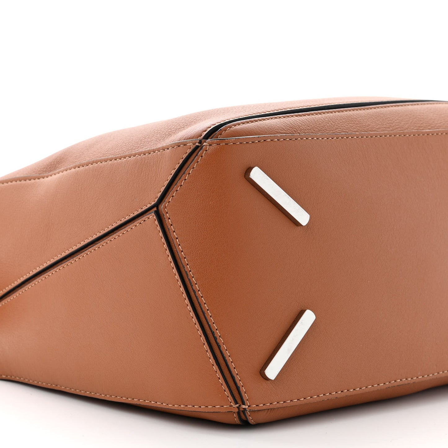 Calfskin Medium Puzzle Bag Tan