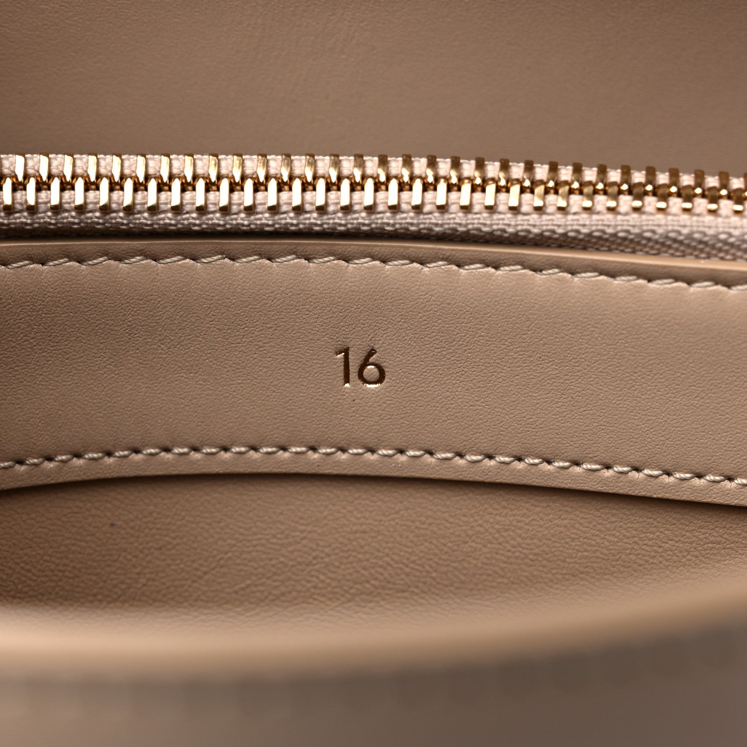 Celine Satinated Calfskin Small 16 Top Handle Bag White 7 of 13