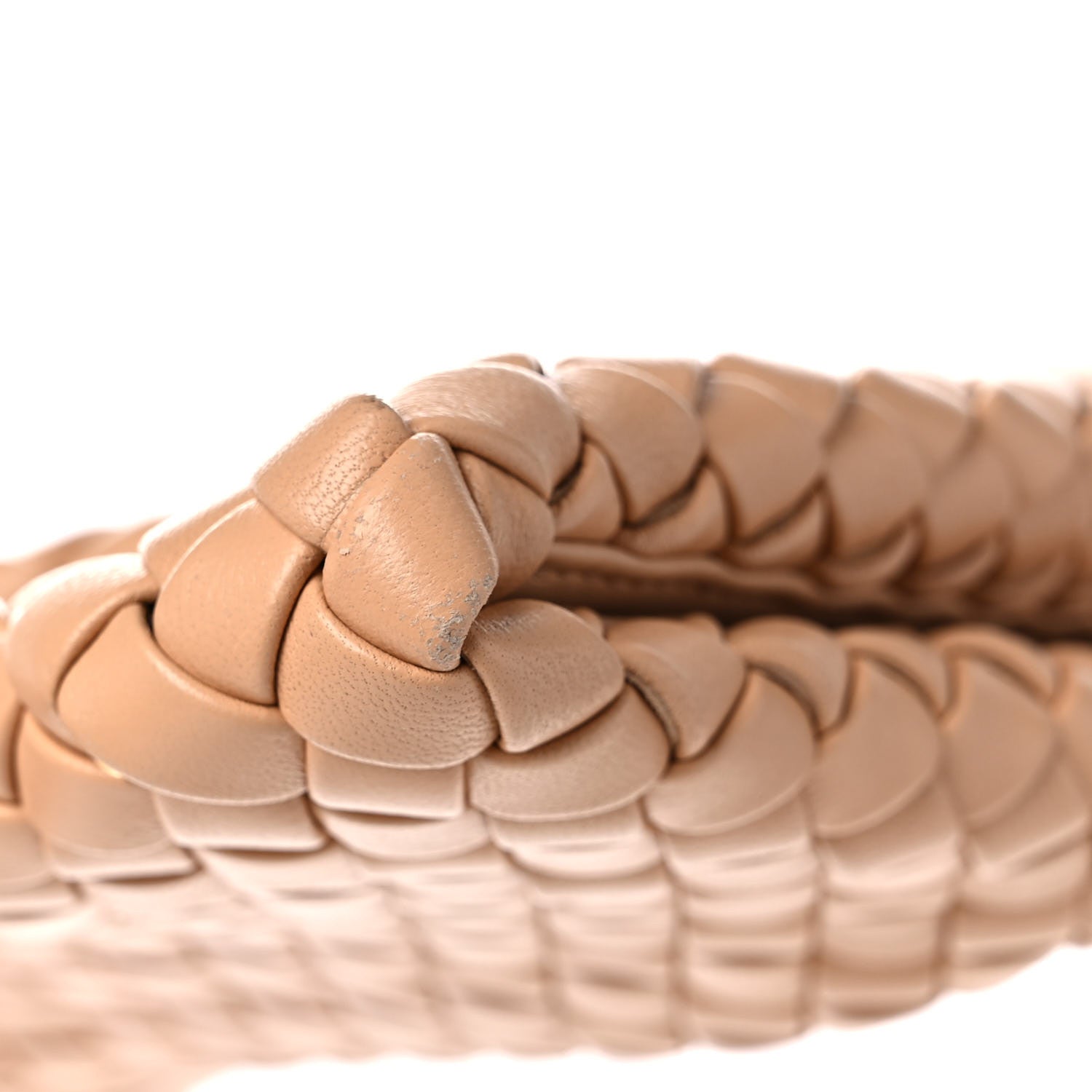 Bottega Veneta Nappa Intrecciato Crisscross Clutch Porridge 11 of 11