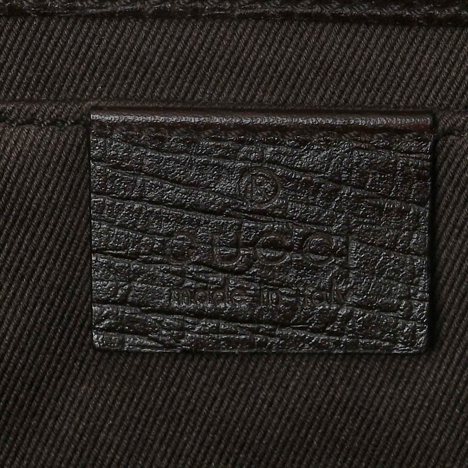 Gucci Monogram Horsebit Clutch Dark Brown 6 of 11