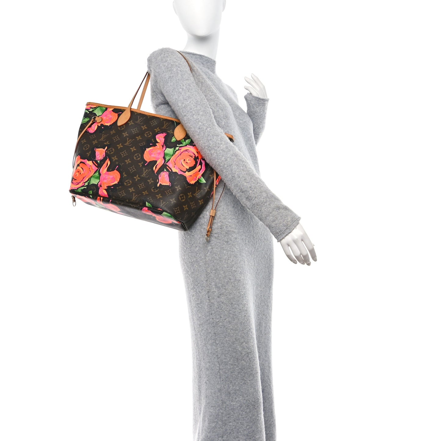 Monogram Roses Neverfull MM