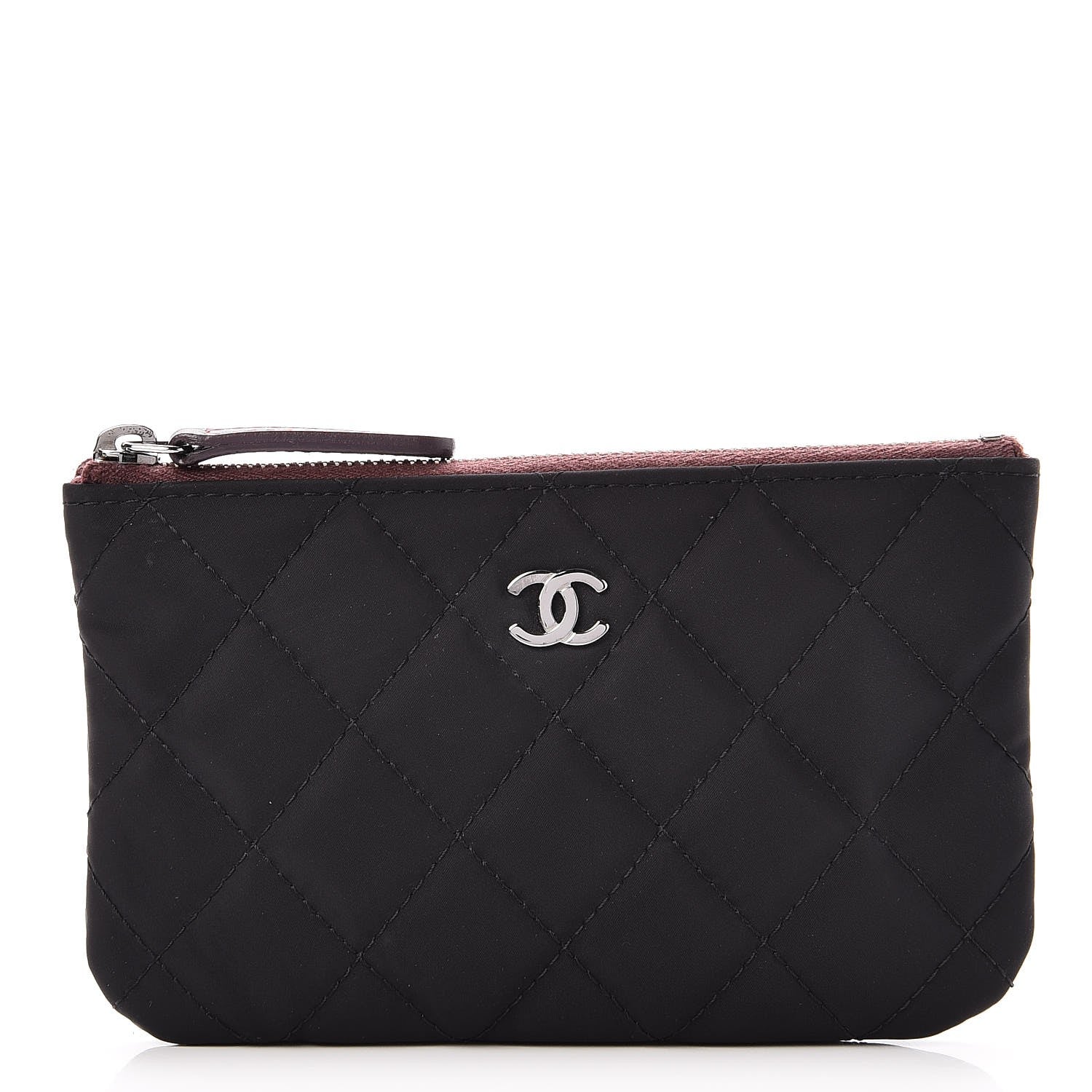 Chanel Nylon Quilted Small Cosmetic Case Black 1 of 7