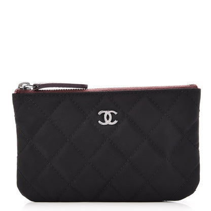 Chanel Nylon Quilted Small Cosmetic Case Black 1 of 7
