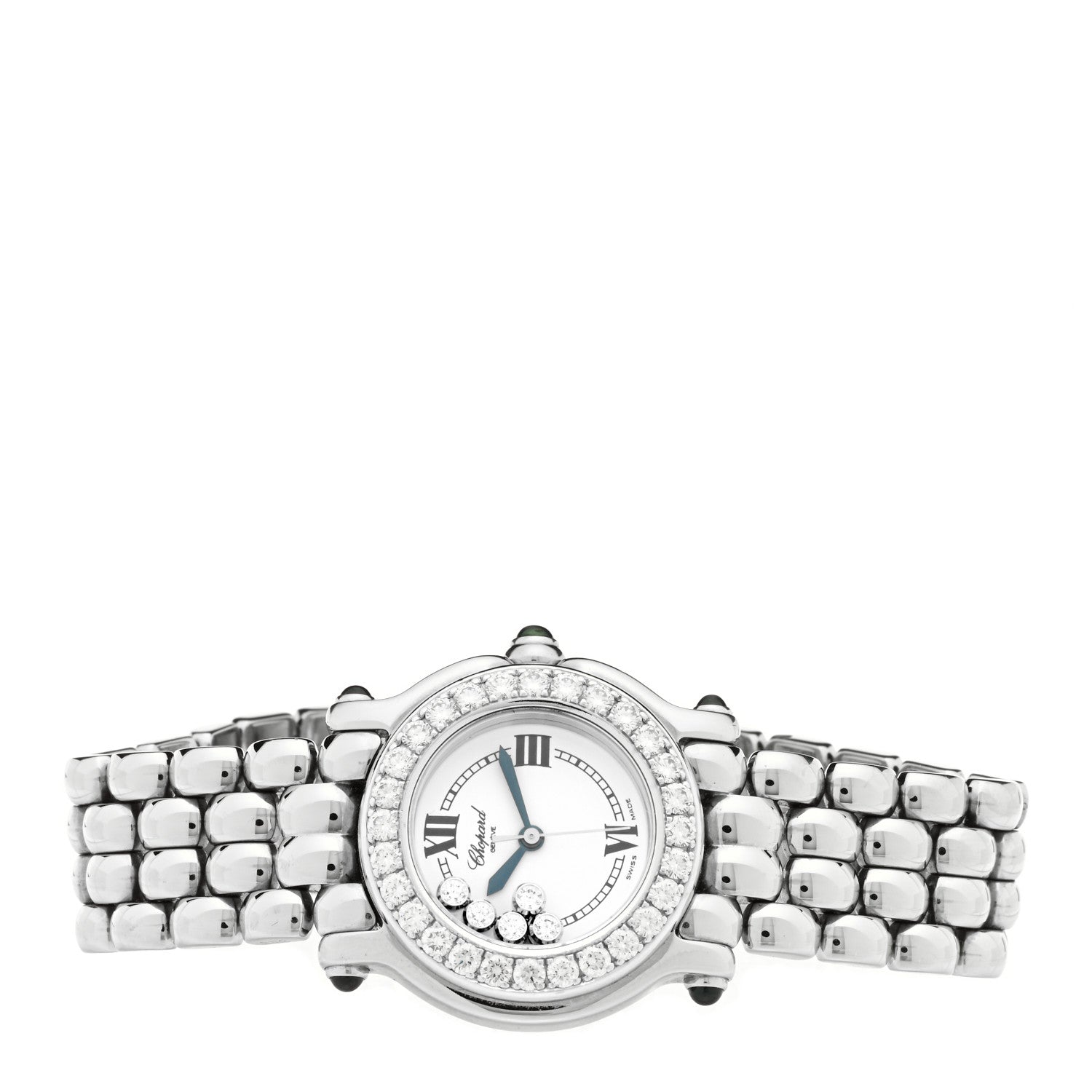 Chopard Stainless Steel Diamond Bezel 26mm Happy Sport Quartz Watch 2 of 4