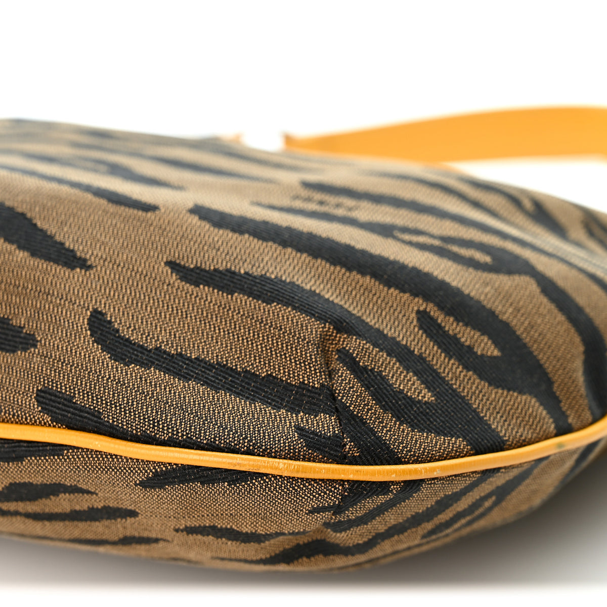 Fendi Canvas Tiger Print Oyster Brown 9 of 10