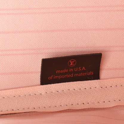 Louis Vuitton Damier Ebene Neo Neverfull MM Rose Ballerine 8 of 9