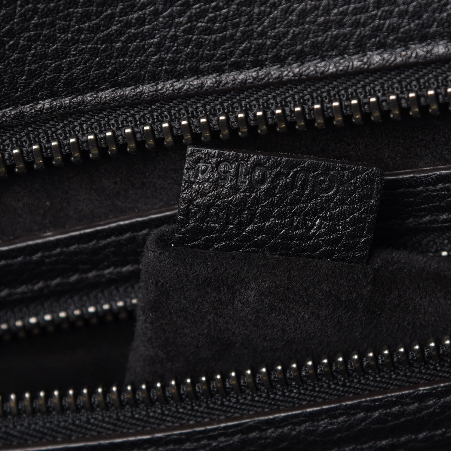 Celine Drummed Calfskin Mini Luggage Black 7 of 7