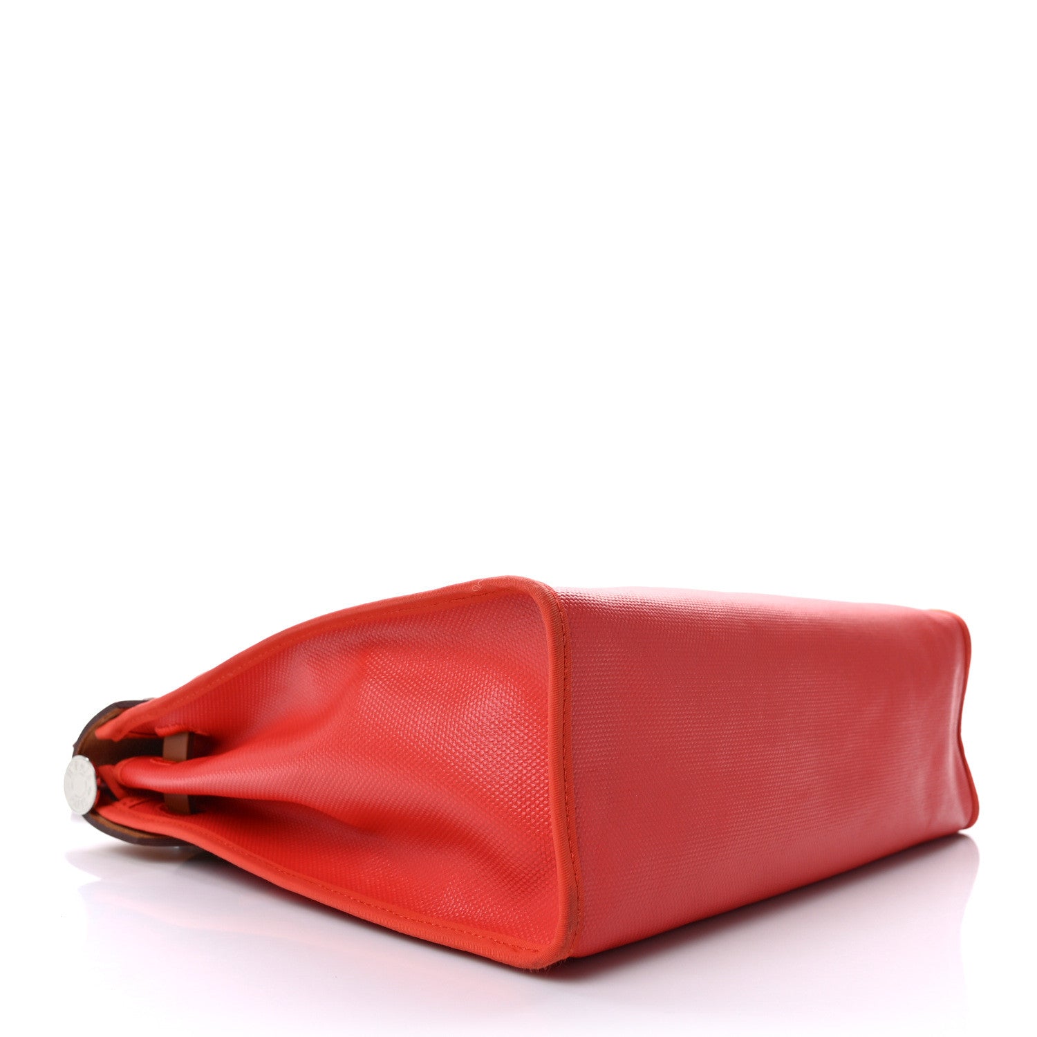 Hermes Toile H Berline Vache Hunter Herbag Zip 31 PM Naturel Rouge H 5 of 17