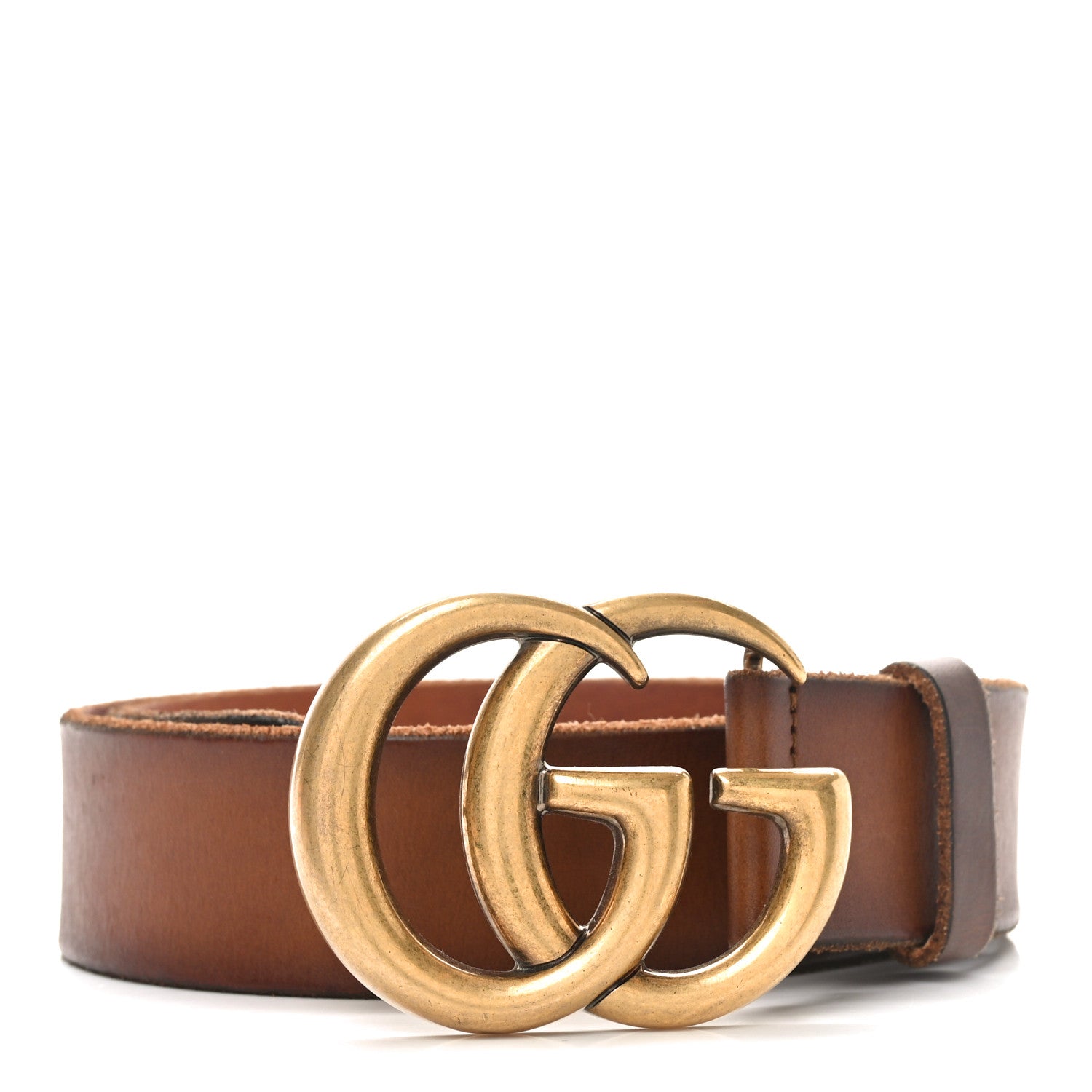 Gucci Faded Calfskin Double G 40mm Belt 70 28 Cuir 1 of 5