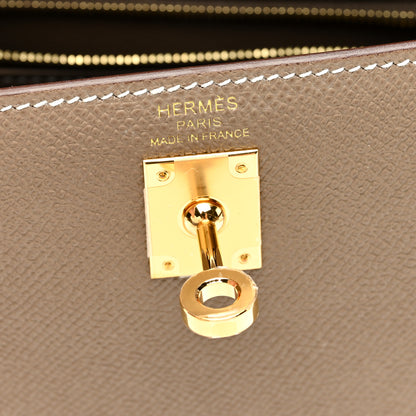 Hermes Epsom Kelly Sellier 25 Etoupe 6 of 11