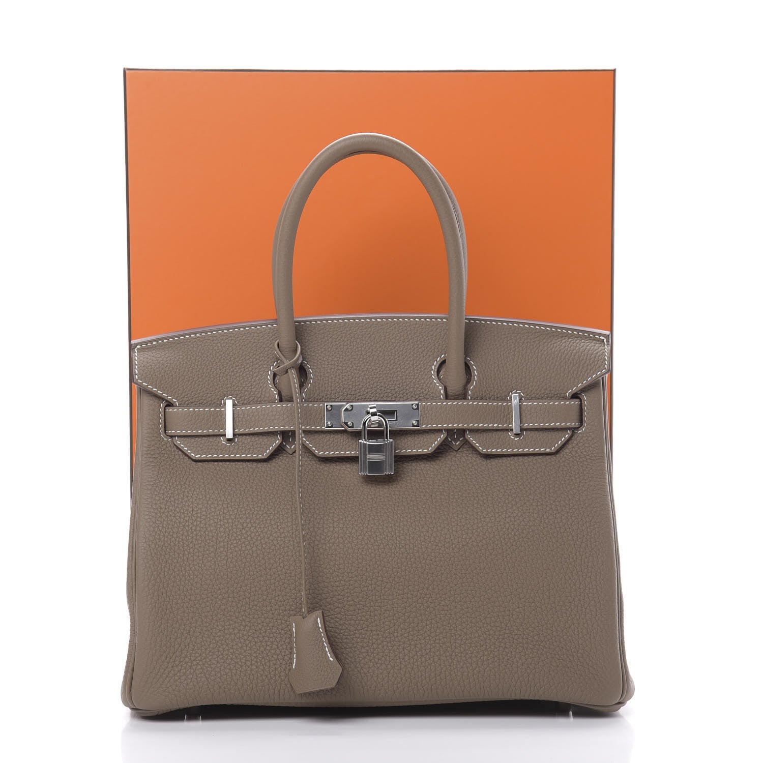 Hermes Togo Birkin 30 Etoupe 11 of 11