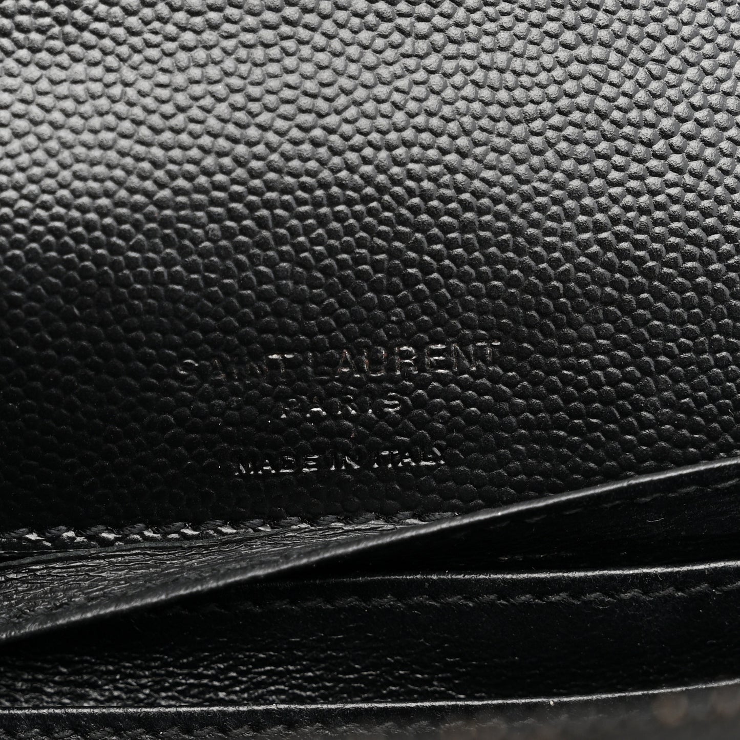 Grain De Poudre Monogram Kate Belt Bag Black