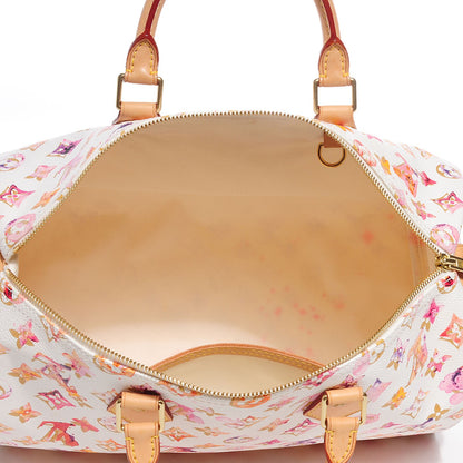 Louis Vuitton Watercolor Aquarelle Speedy 35 White 7 of 7