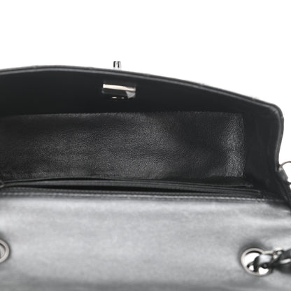 Chanel Lambskin Quilted Mini Rectangular Flap So Black 5 of 11