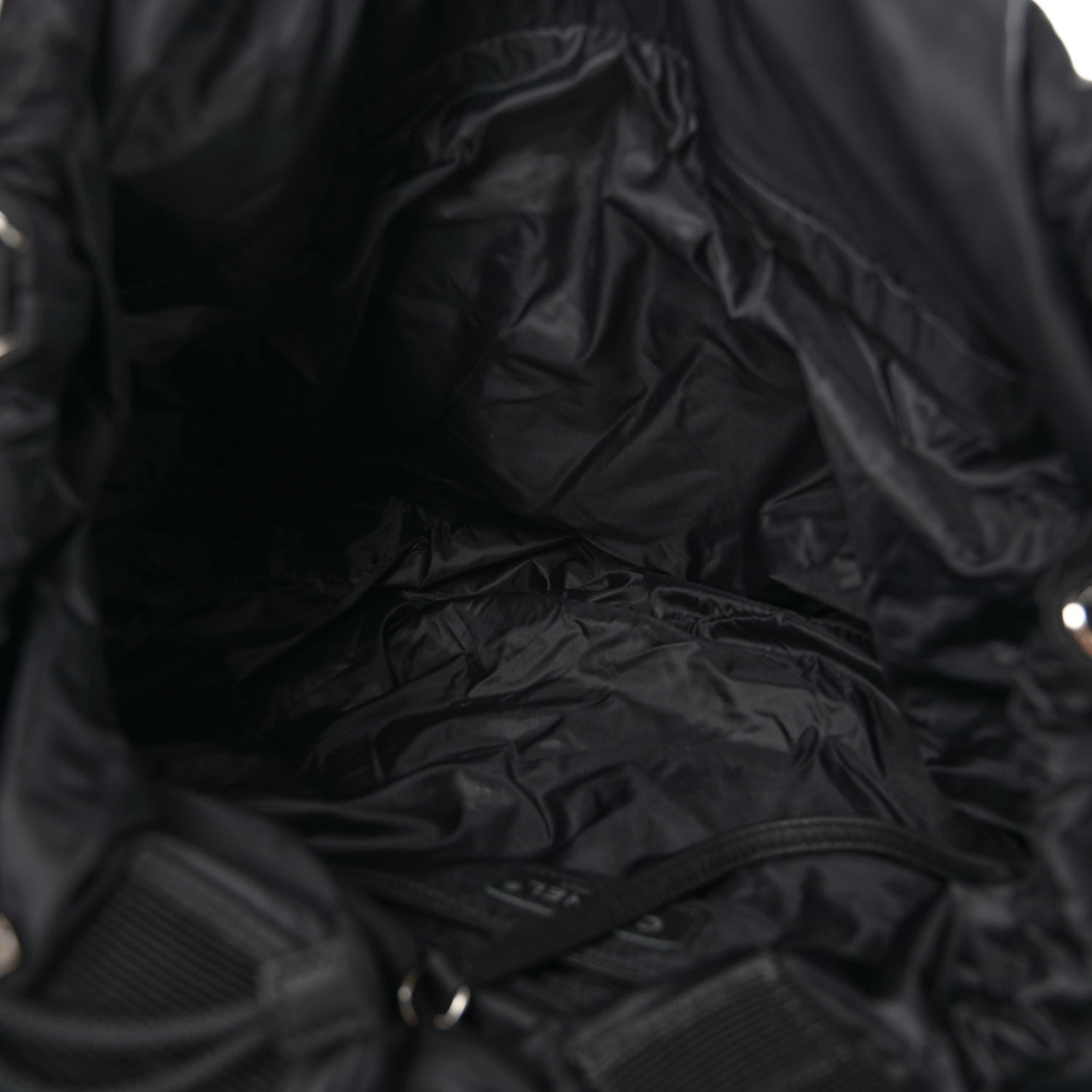 Chanel Wool Nylon Quilted Coco Neige Tote Black 5 of 9