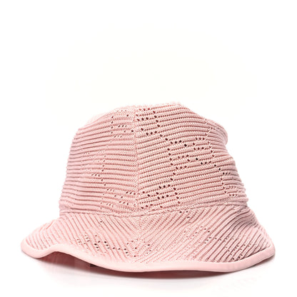 Gucci Cotton Crochet GG Monogram Bucket Hat M Pink 6 of 9