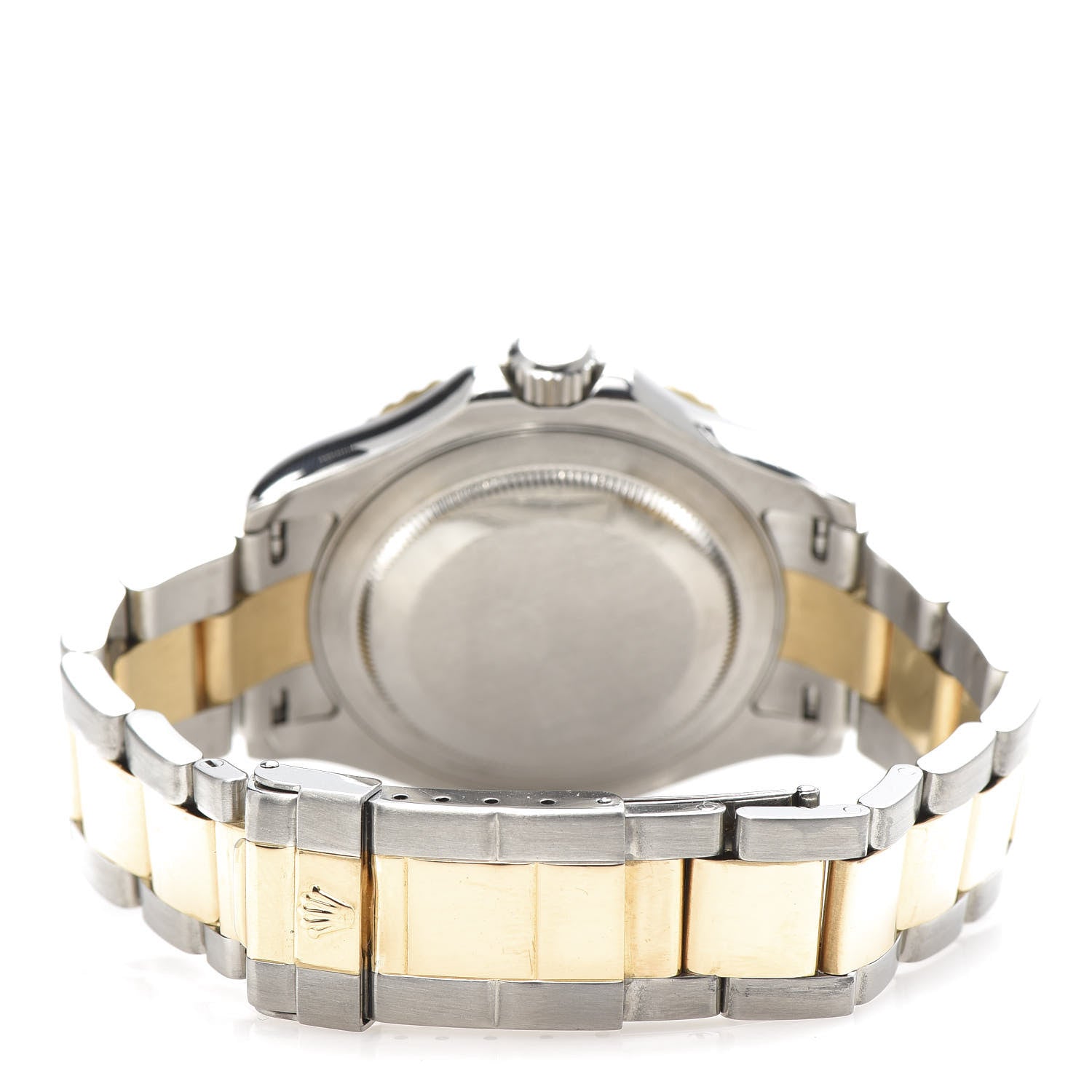 Rolex Stainless Steel 18K Yellow Gold 40mm Oyster Perpetual Date Yacht-Master Watch White 16623 4 of 6