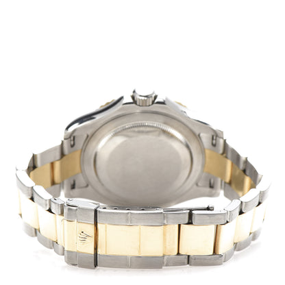 Rolex Stainless Steel 18K Yellow Gold 40mm Oyster Perpetual Date Yacht-Master Watch White 16623 4 of 6