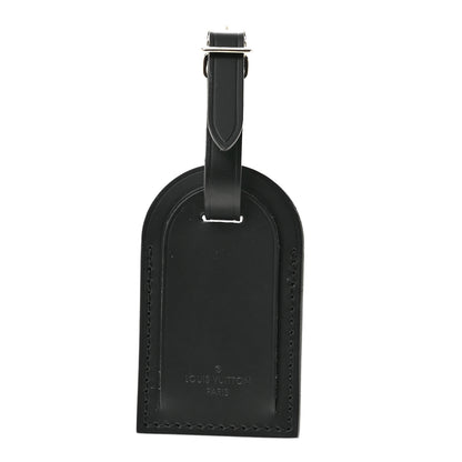 Louis Vuitton Calfskin Luggage Tag Black 1 of 3