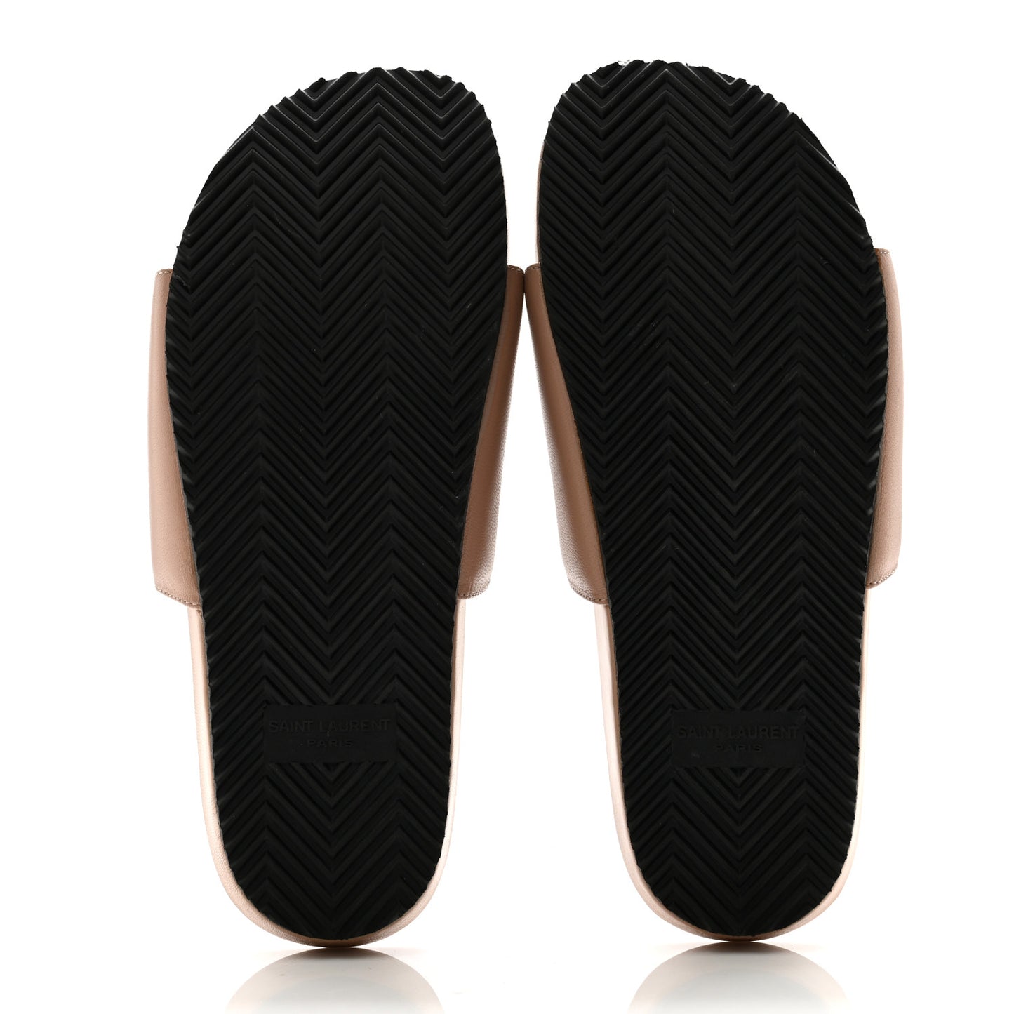 Lambskin Joan Slide Sandals 36 Nude