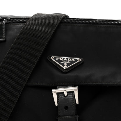 Prada Nylon Vela Messenger Black 7 of 9
