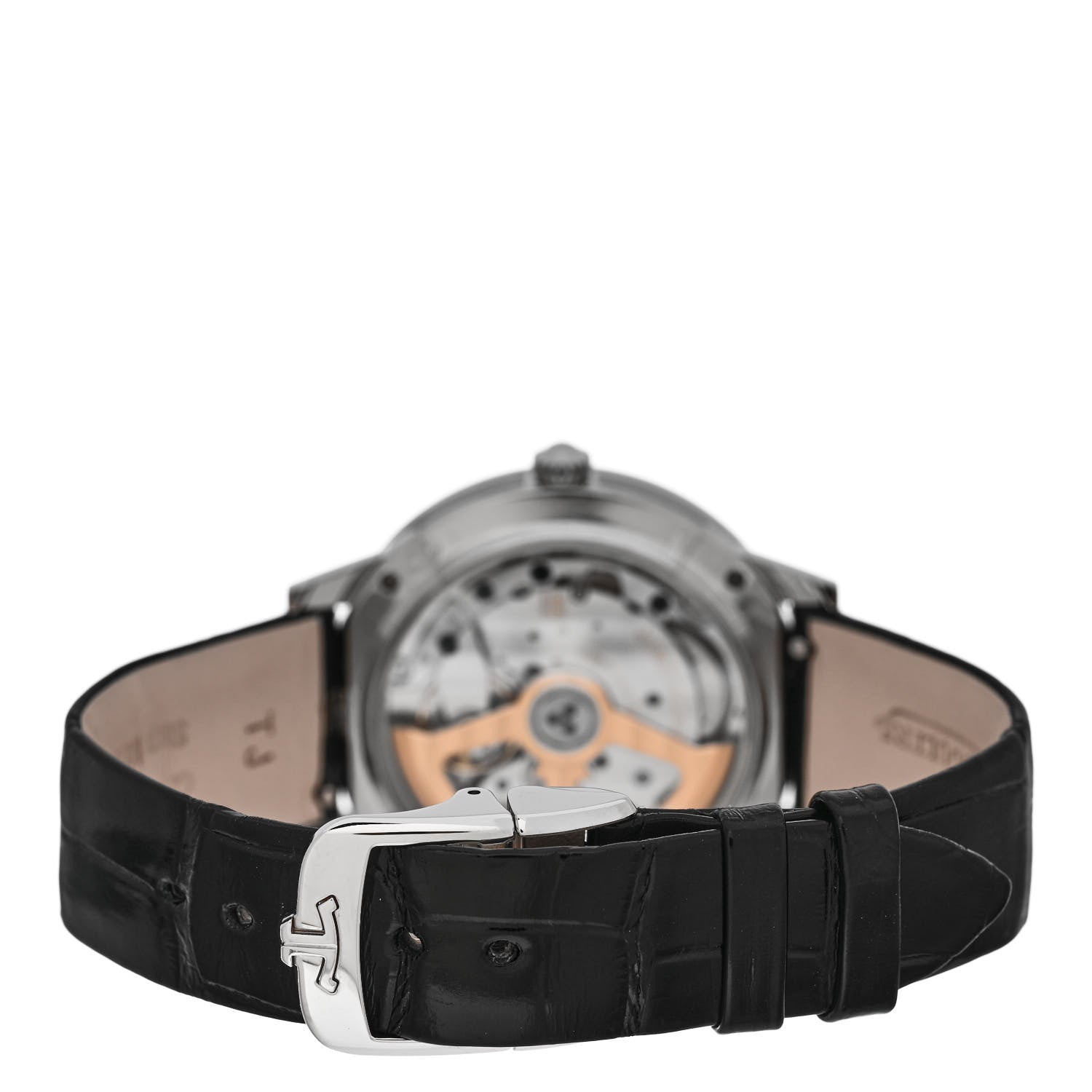 Jaeger-LeCoultre Stainless Steel Alligator Diamond Bezel 34mm Rendez-Vous Classic Day & Night Automatic Watch Q3448430 3 of 5