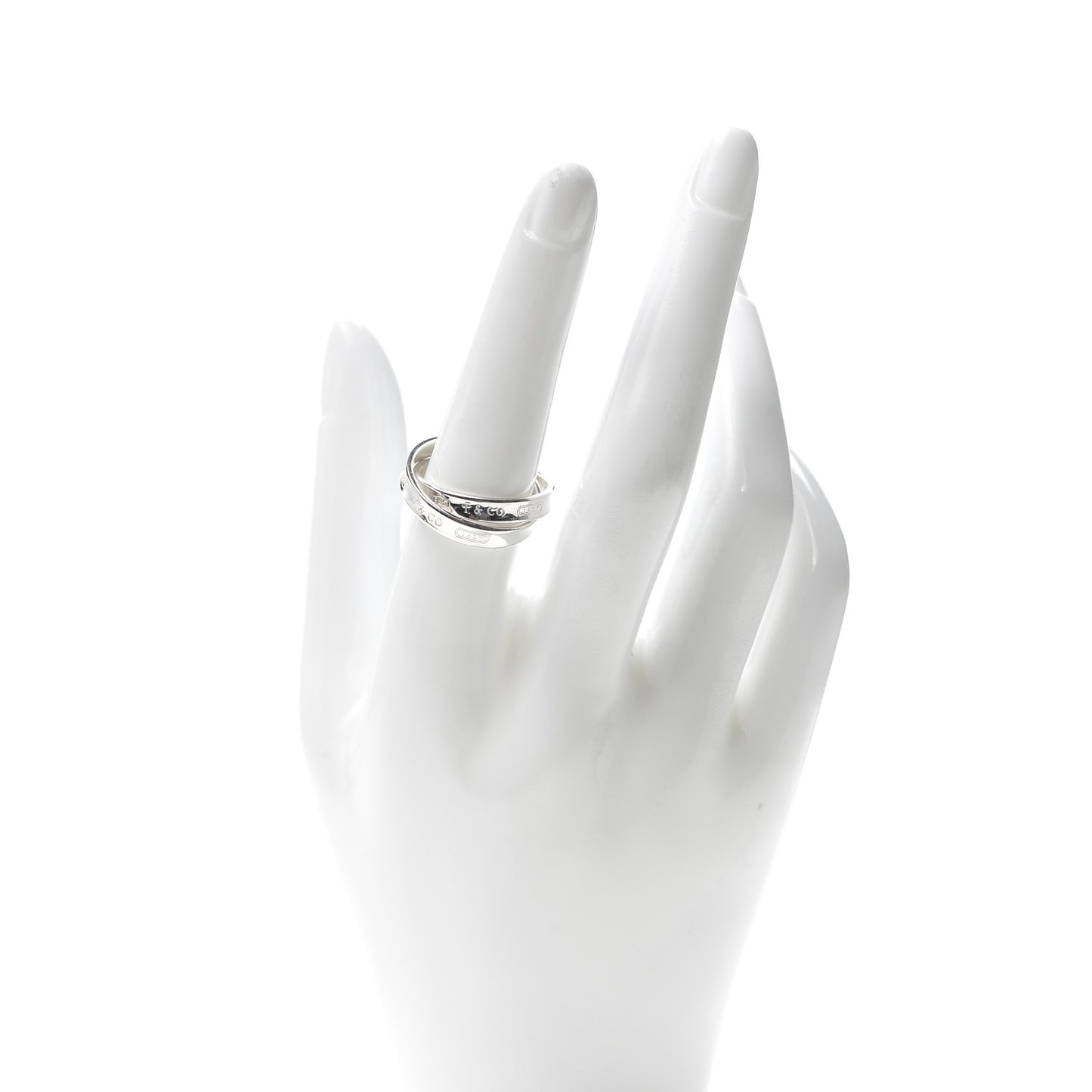 Sterling Silver 1837 Interlocking Circles Ring 53. 6.5