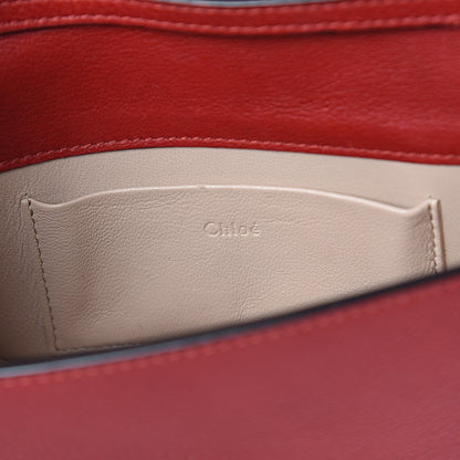 Chloe Calfskin Small Nile Bracelet Minaudiere Bag Dahlia Red 5 of 8