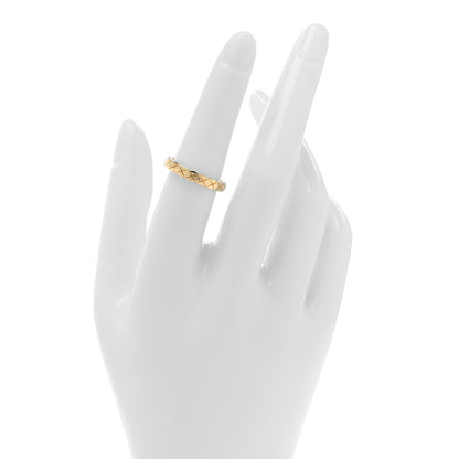 Chanel 18K Yellow Gold Mini Coco Crush Ring 53 6.25 2 of 5