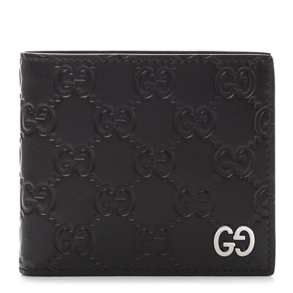 Gucci Guccissima Signature Dorian Bi-Fold Wallet Cocoa 1 of 7