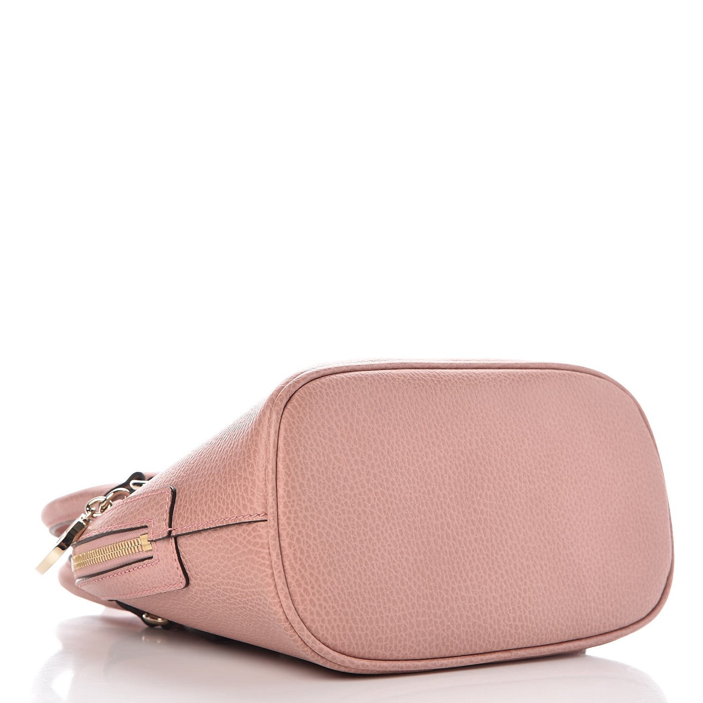 Dollar Calfskin Small GG Charm Dome Bag Soft Pink
