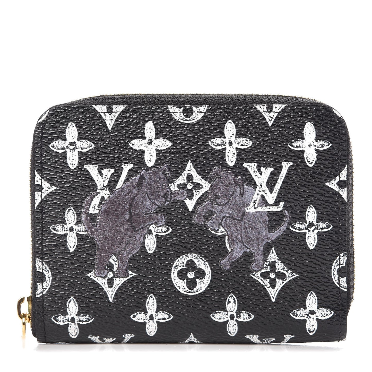 Catogram Zippy Coin Purse Black