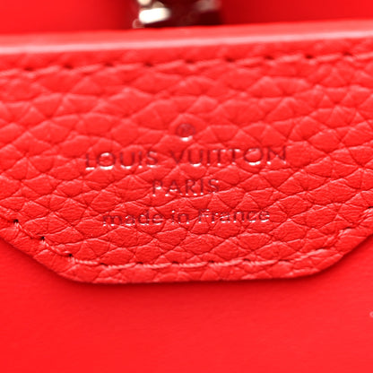 Louis Vuitton Taurillon Capucines BB Scarlet Red 6 of 13
