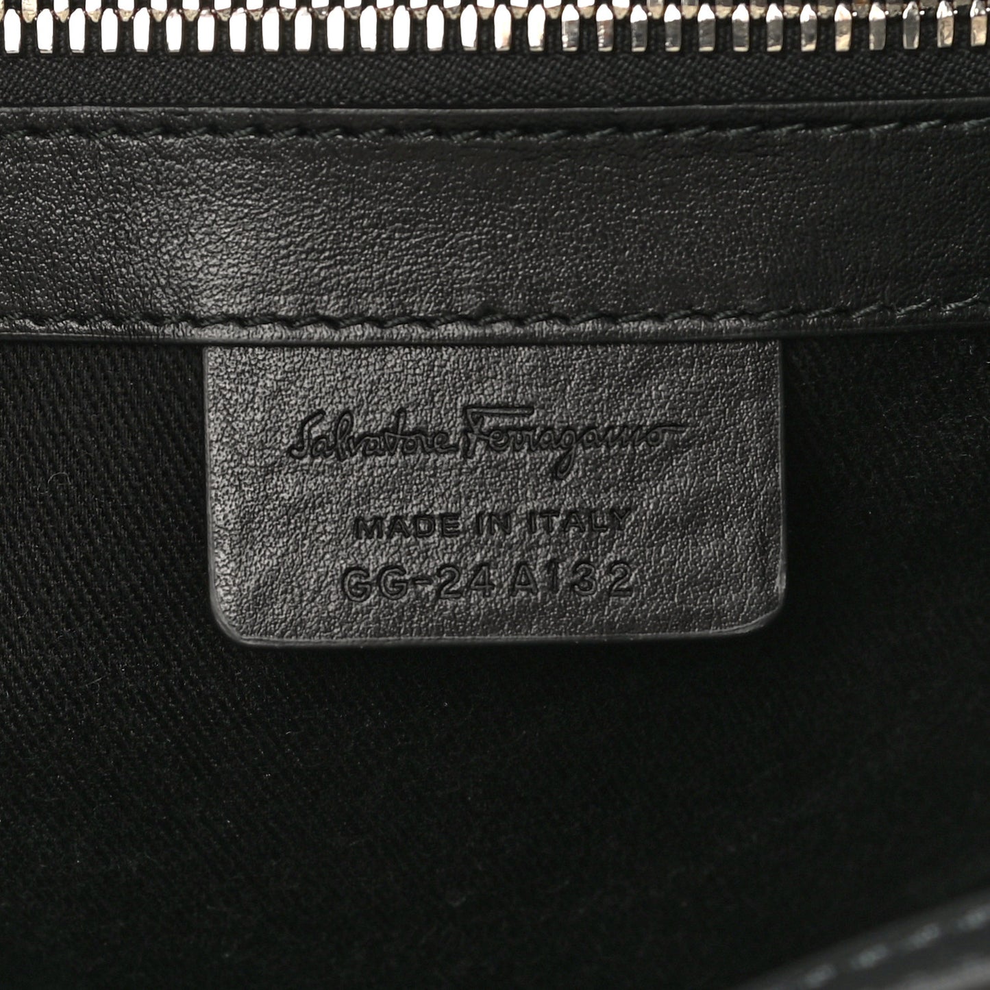 Canvas Calfskin Gancini Weekender Bag Black