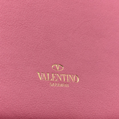 Valentino Garavani Vitello Rockstud Wristlet Travel Wallet Ninphea 7 of 10