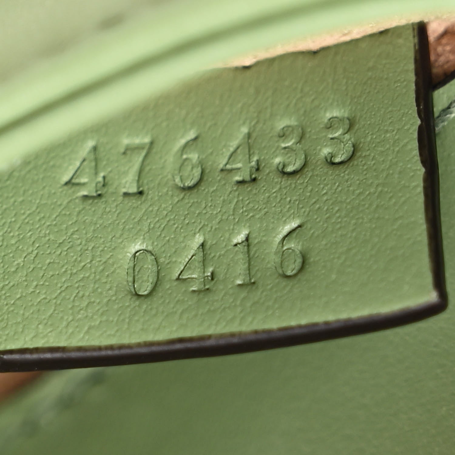 Gucci Calfskin Matelasse Super Mini GG Marmont Shoulder Bag Salamander Green 7 of 11