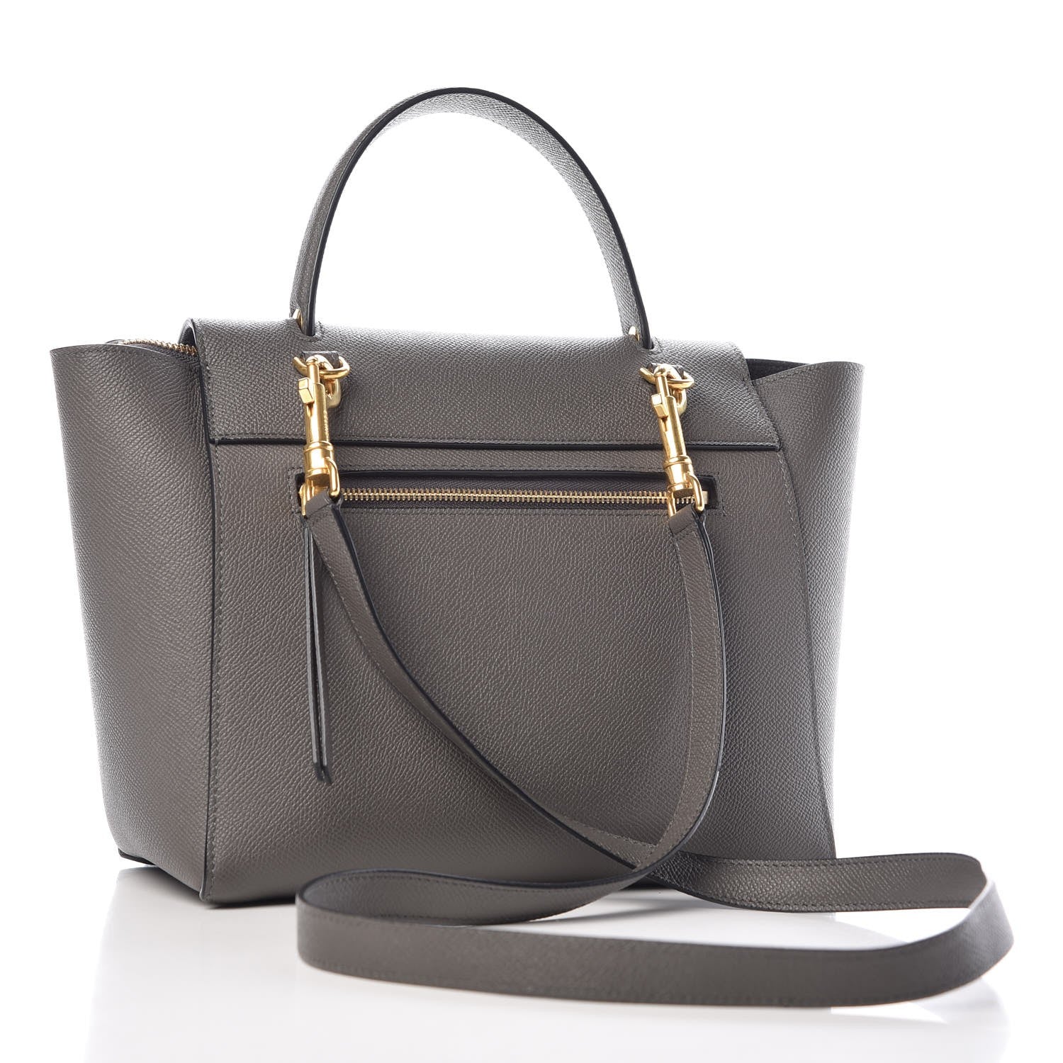 Celine Grained Calfskin Micro Belt Bag Grey 4 of 8