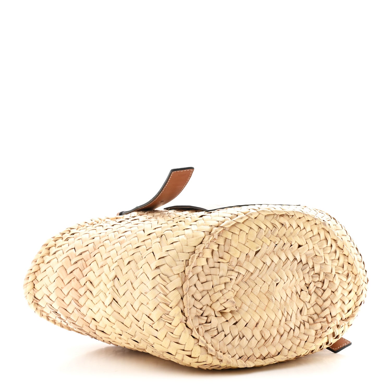 Loewe Raffia Basket Tote Bag Natural Tan 4 of 10