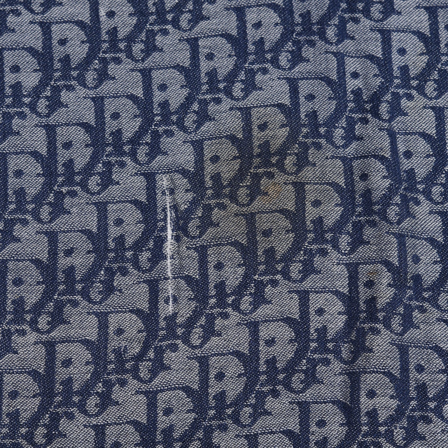 Silk Monogram Scarf Blue
