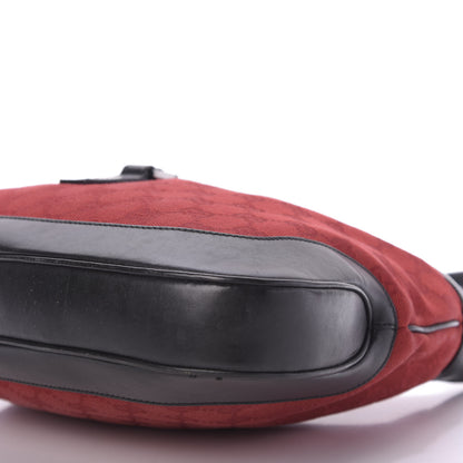 Gucci Monogram Jackie O Hobo Red 7 of 9