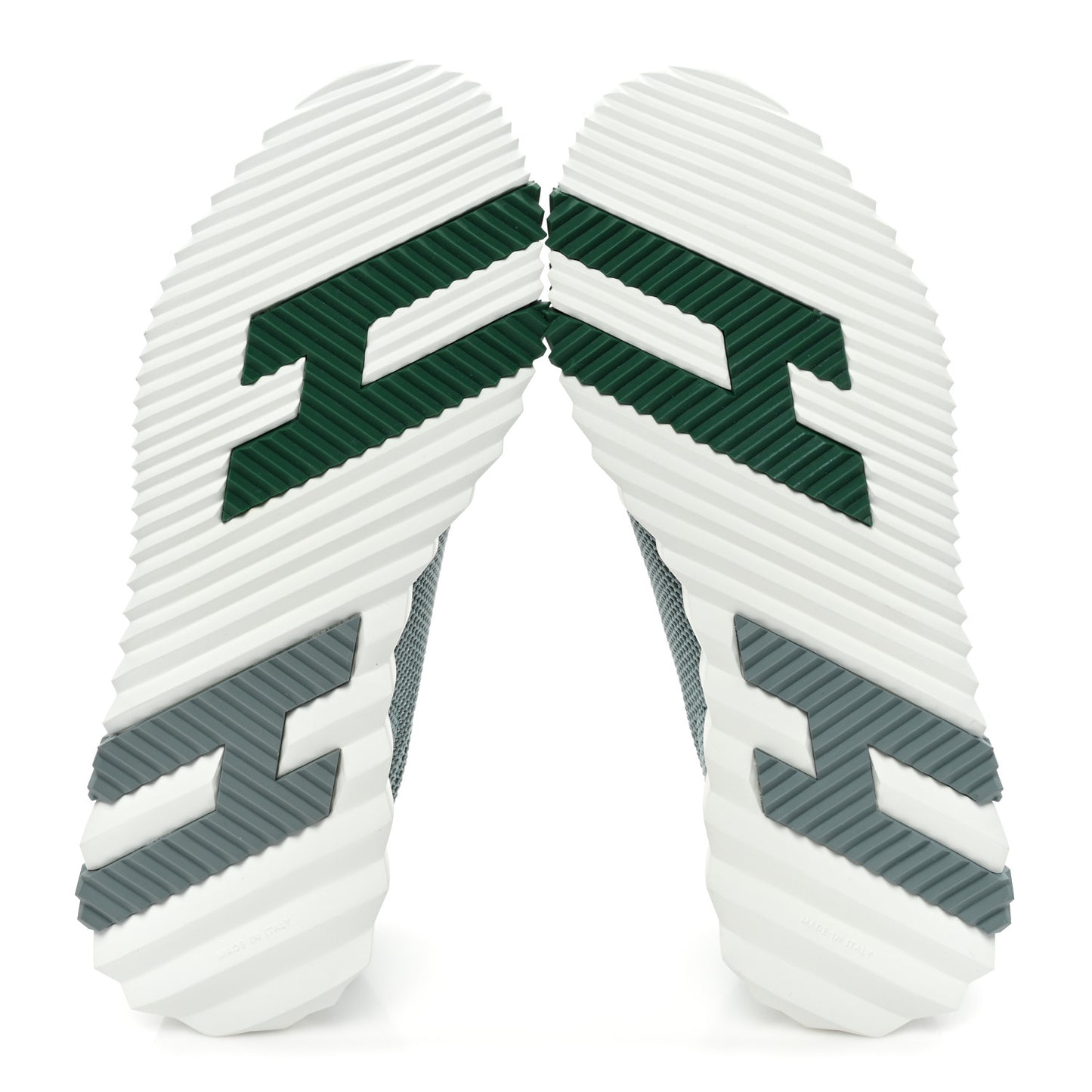 Air Mesh Suede Goatskin Bouncing Sneakers 40 Vert D'eau White