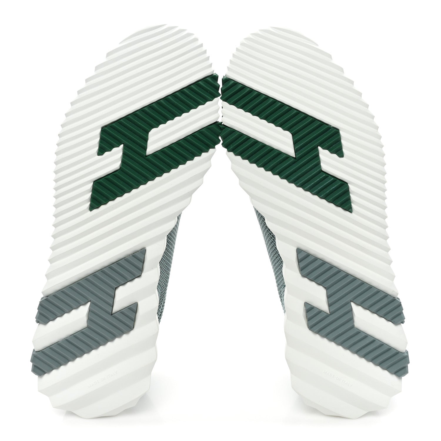Hermes Air Mesh Suede Goatskin Bouncing Sneakers 40 Vert D'eau White 5 of 8