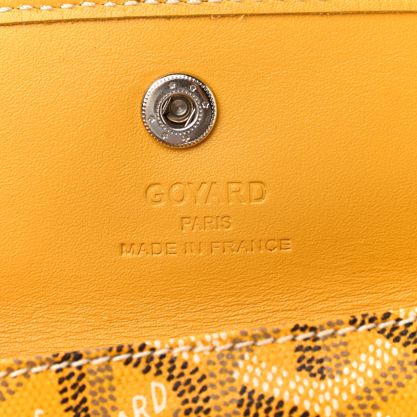 Goyardine Saint Louis Junior Jr PM Tote Yellow