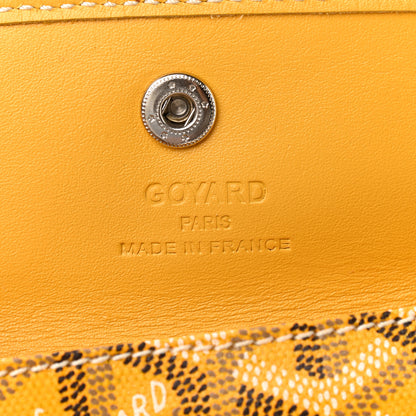 Goyard Goyardine Saint Louis Junior Jr PM Tote Yellow 6 of 12