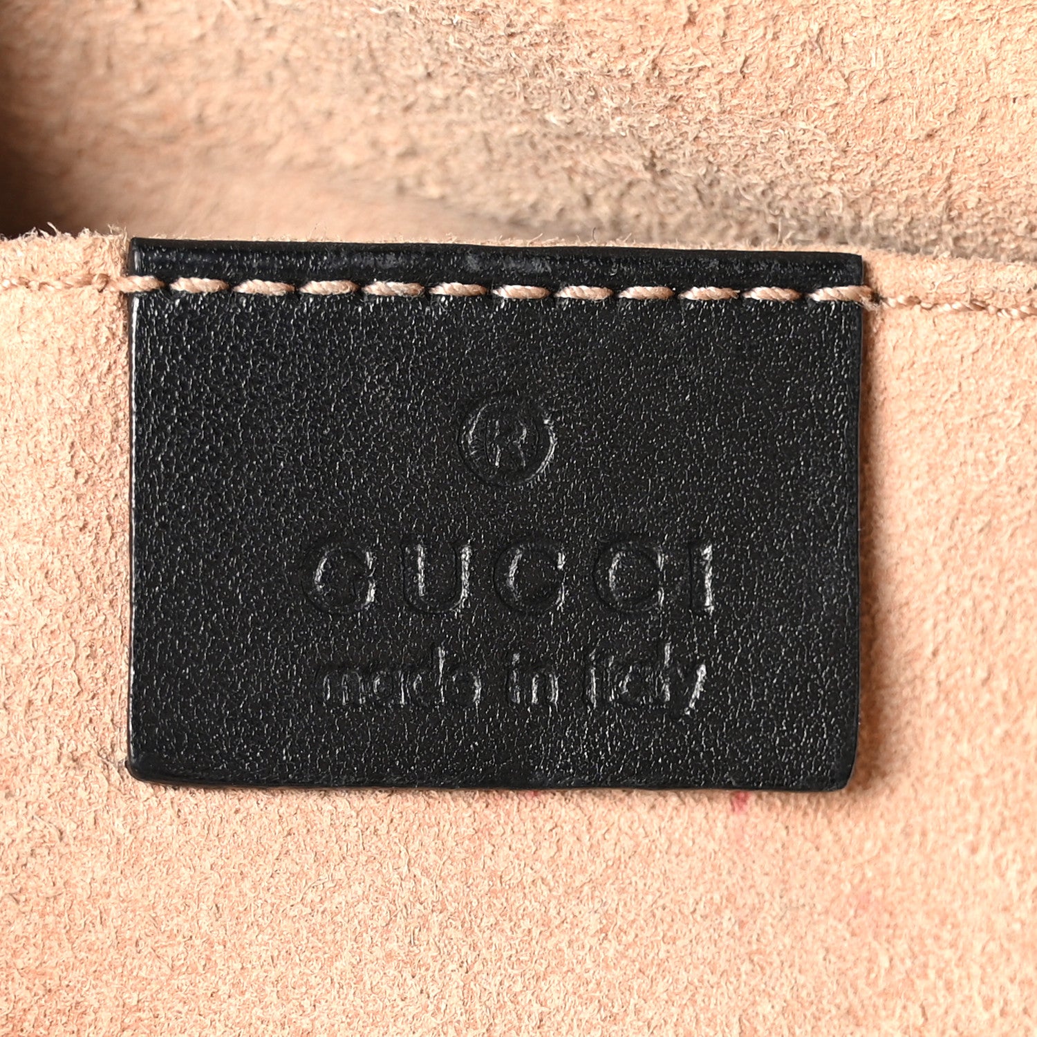 Gucci Calfskin Matelasse Small GG Marmont Chain Shoulder Bag Black 6 of 10