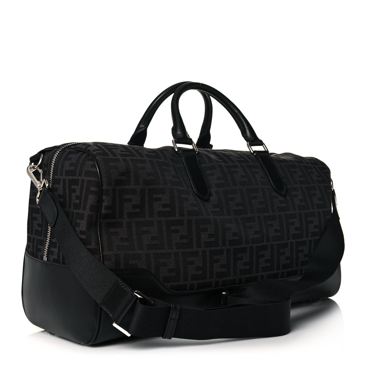 Fabric Jacquard FF 1974 Medium Duffle Bag Multicolor