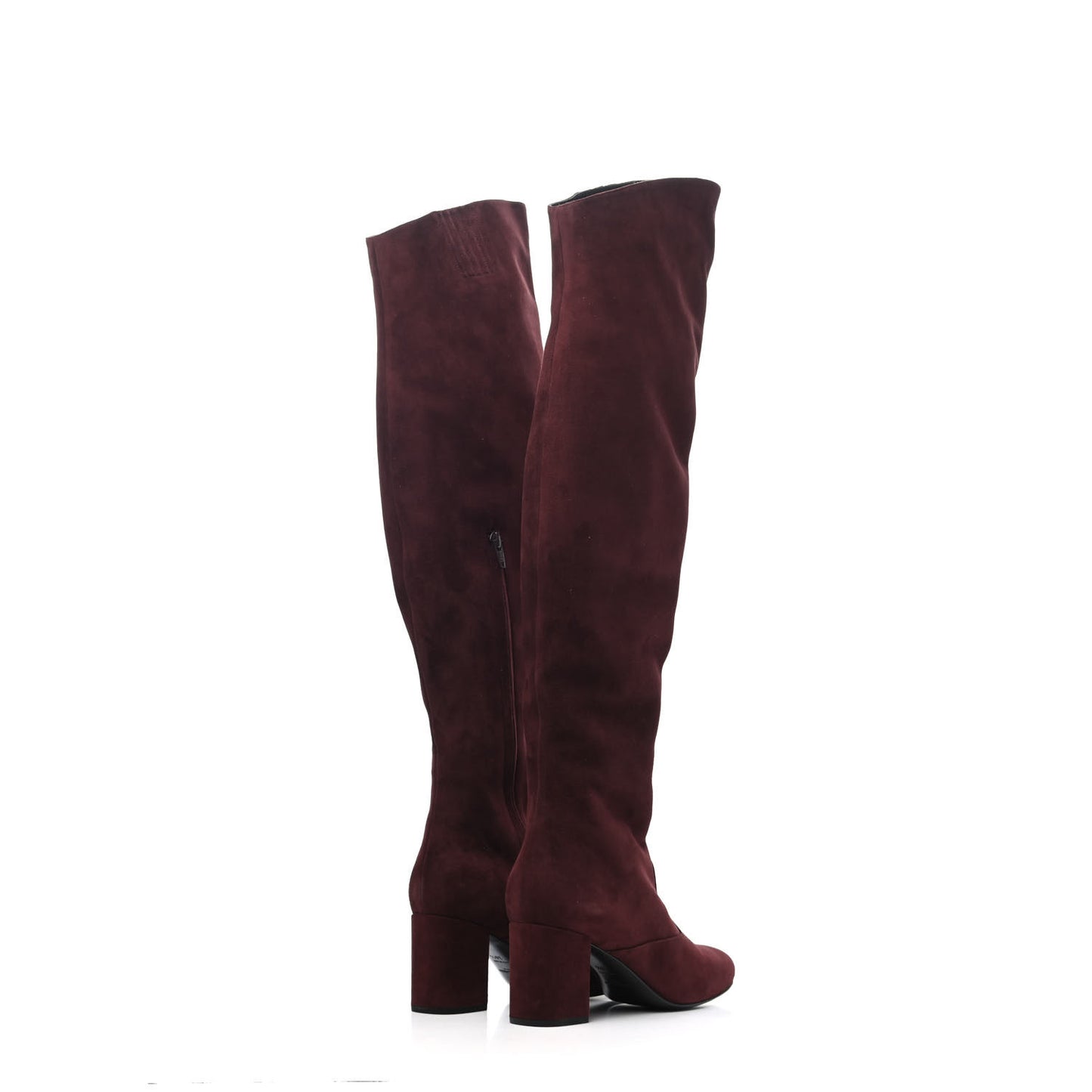 Suede Babies Over The Knee Boots 36 Amaranto