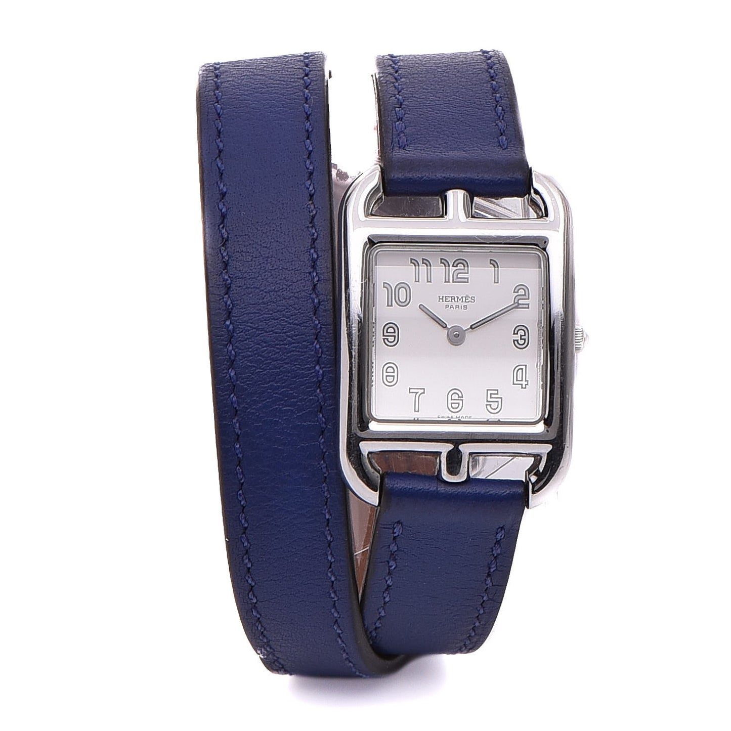 Stainless Steel Swift 23mm Cape Cod Double Tour Quartz Watch Bleu Electrique