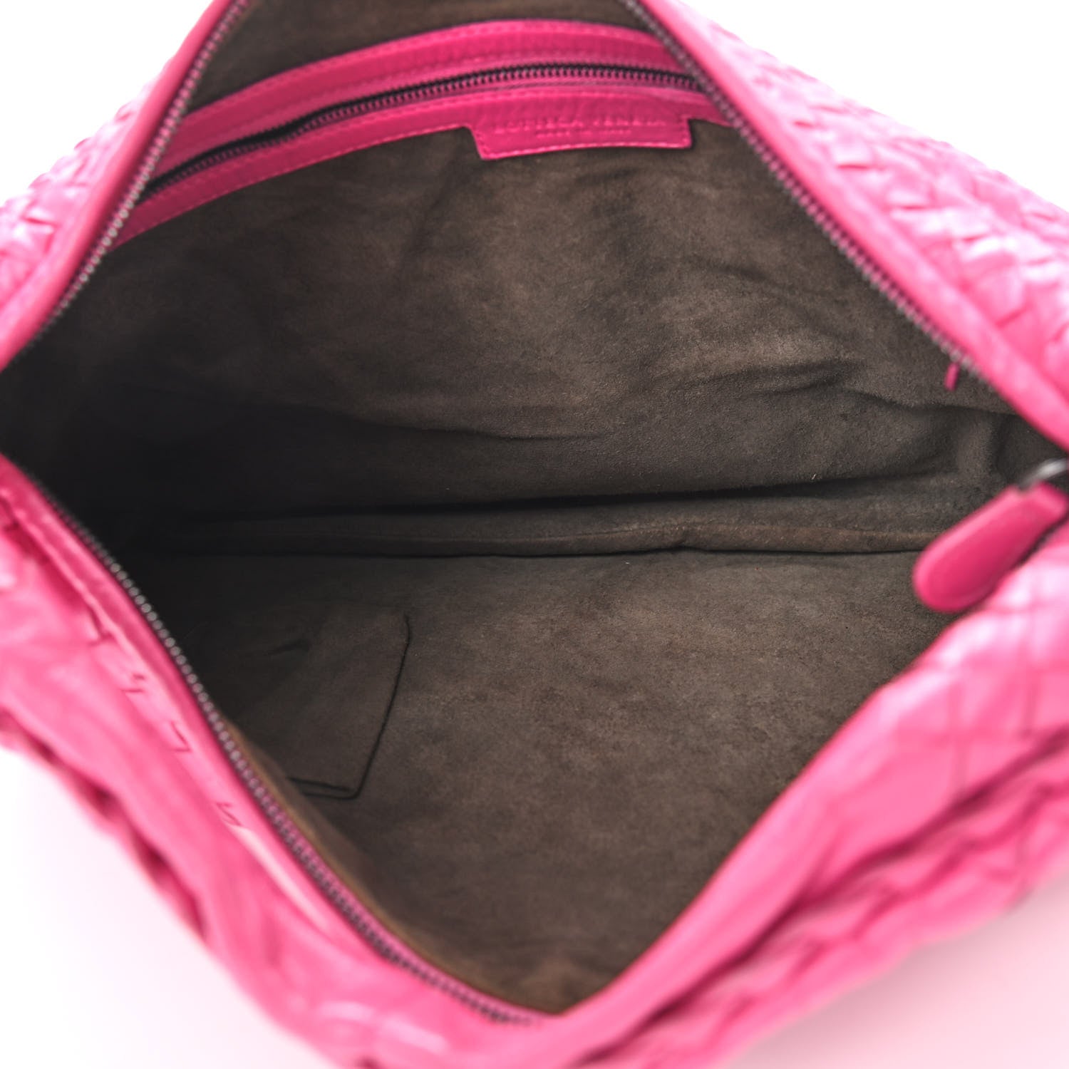 Bottega Veneta Nappa Intrecciato Maxi Veneta Hobo Fuchsia 5 of 9